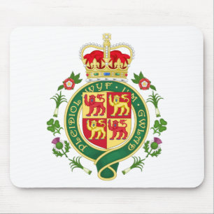 Royal Badge of Wales Mouse Pad
