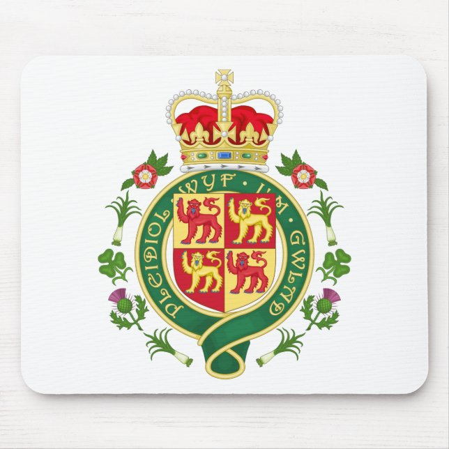 Royal Badge of Wales Mouse Pad (Front)