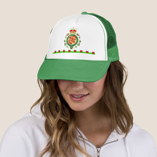 Royal Badge of Wales Trucker Hat (In Situ)