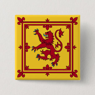 Royal Banner - Scotland 2 Inch Square Button