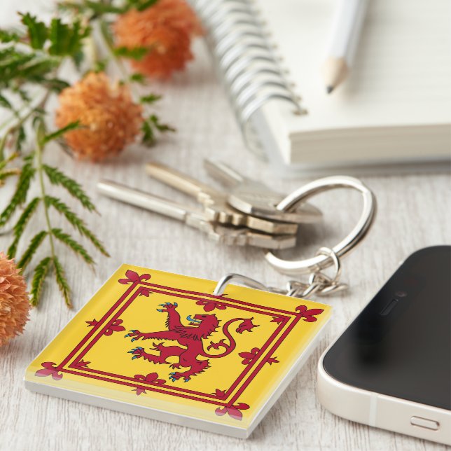 Royal Banner - Scotland Keychain (Front Right)