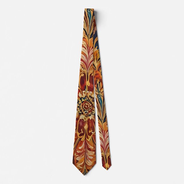 Royal Baroque Floral Tie (Front)