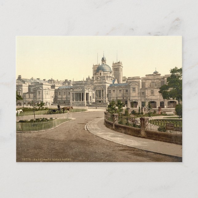 Royal Baths, Harrogate, Yorkshire, England Postcard (Front)