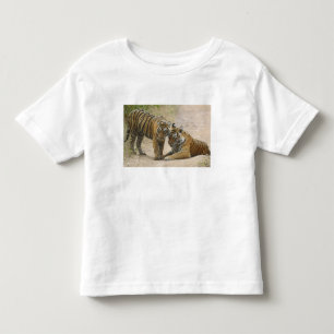 Royal Bengal Tiger and young - Touching ahead, Toddler T-shirt