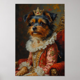 Royal Biewer Terrier Portrait Poster