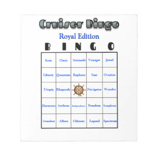 Royal Bingo Notepad