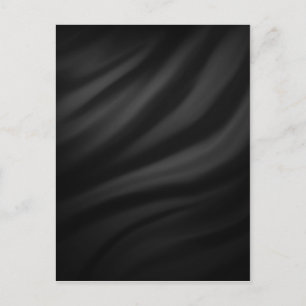 Royal black velvet silk textile elegant chic postcard