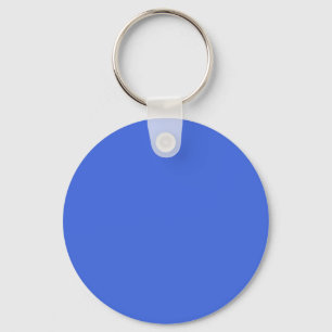 Royal Blue 4169E1 Colour - Add a Name Option Keychain