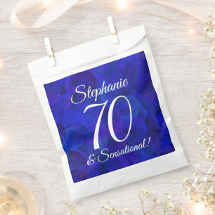 Royal Blue 70 and Sensational Birthday Party Favour Bag