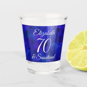 Royal Blue 70 and Sensational Birthday Party Shot Glass
