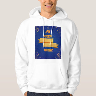 Royal Blue and Gold Wedding T-Shirt Design Hoodie
