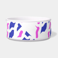 Royal blue and pink patterns