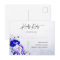 Royal Blue and Purple Wedding RSVP