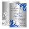 Royal Blue and Silver Flourish Wedding