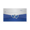 Royal Blue and Silver Joined Hearts Placecards