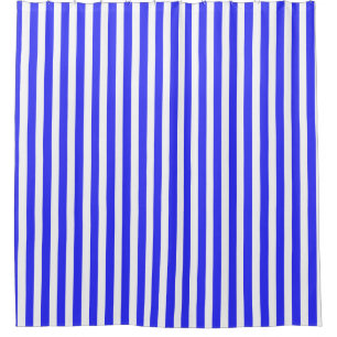 Royal blue and white candy stripes