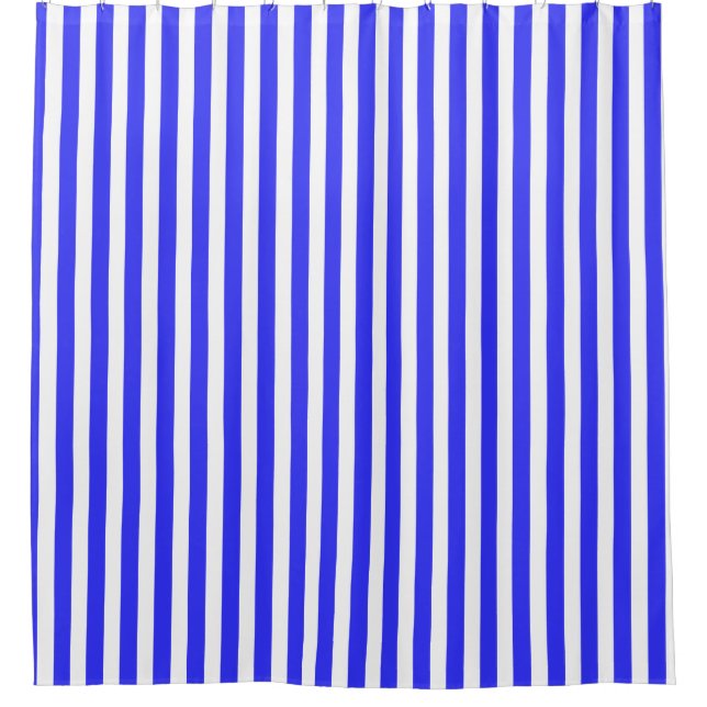 Royal blue and white candy stripes (Front)