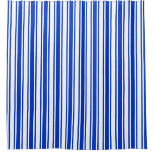 Royal blue and white candy stripes