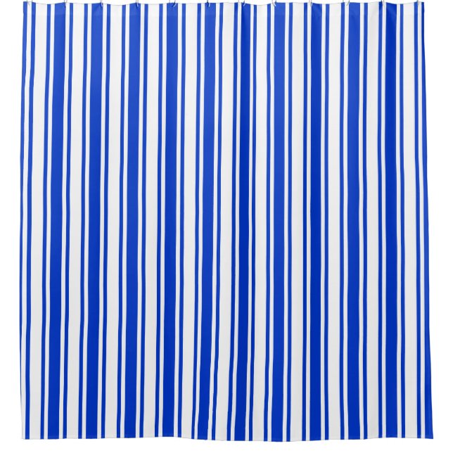 Royal blue and white candy stripes (Front)