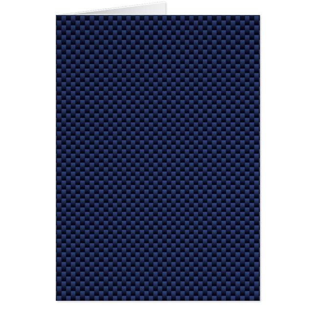 Royal Blue Automotive Carbon Fibre Weave Print (Front)