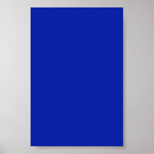Royal Blue Background on a Poster