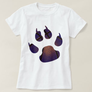 Royal Blue BasketBall Claw Shapped T-Shirt