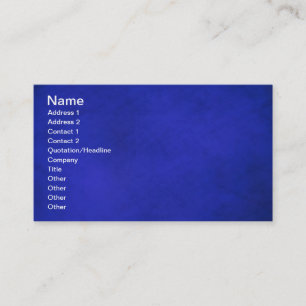 Royal Blue & Black Backgrounds Business Card