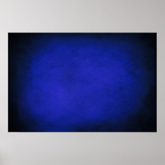 Royal Blue & Black Backgrounds Poster
