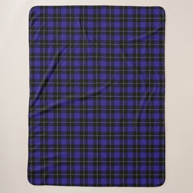 Royal Blue Black Plaid (Devant)