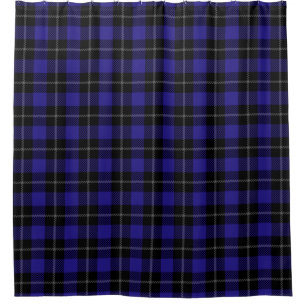 Royal Blue Black Plaid