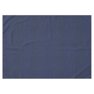Royal Blue Carbon Fibre Style Weave Print Tablecloth