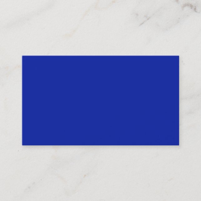 Royal Blue Carte de visite (Devant)