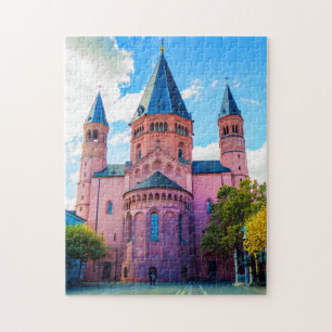 Royal Blue Castle with Clouds and Blue Skies Jigsaw Puzzle