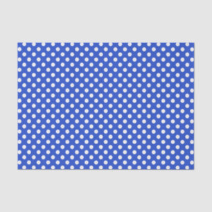Royal Blue Combination Polka Dots by STaylor Tissue Paper