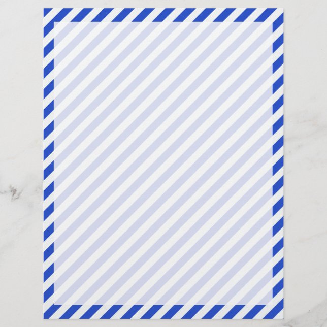 Royal Blue Combination Stripes by Shirley Taylor (Front)