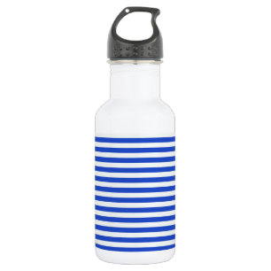 Royal Blue Combination Stripes by Shirley Taylor 532 Ml Water Bottle