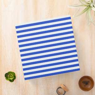 Royal Blue Combination Stripes by Shirley Taylor Binder