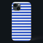 Royal Blue Combination Stripes by Shirley Taylor iPhone 13 Case<br><div class="desc">Royal blue combination stripes Case-Mate Barely There iPad Air case. Click on the customize button to add your text. Image can be rotated or re-sized. Images Copyright © Shirley Taylor. All Rights Reserved.</div>
