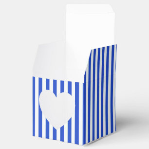 Royal Blue Combination Stripes by Shirley Taylor Favor Box