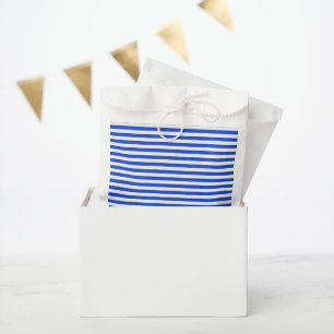 Royal Blue Combination Stripes by Shirley Taylor Favour Bag