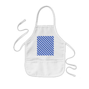 Royal Blue Combination Stripes by Shirley Taylor Kids Apron