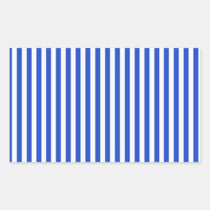 Royal Blue Combination Stripes by Shirley Taylor Sticker
