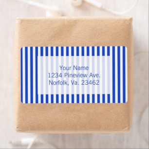 Royal Blue Combination Stripes par Shirley Taylor