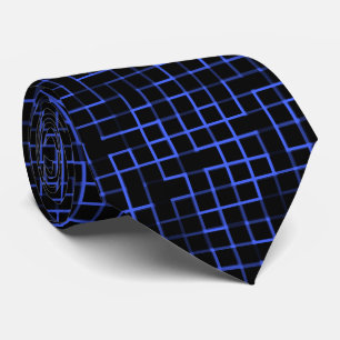 Royal Blue - Cool Casual Irregular Pattern Tie