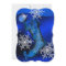 Royal Blue Crystal Snowflake Christmas Party