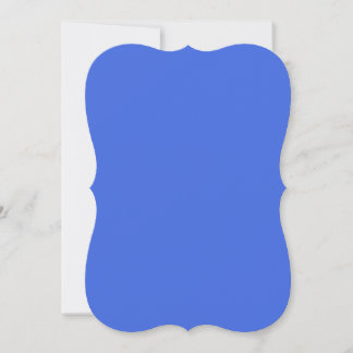 Royal Blue Curved Flat Card – Customizable