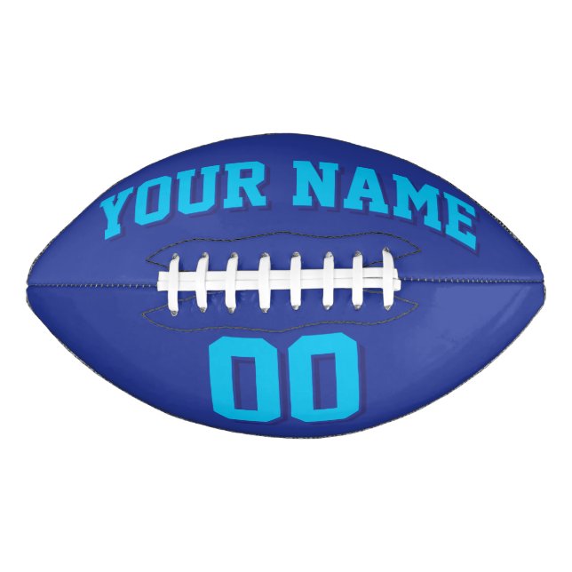 ROYAL BLUE Custom Football (Front)