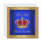 Royal Blue Damask Gold Baby Shower Boy