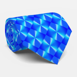 Royal Blue Diamond Pattern Tie