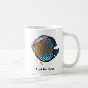 Royal Blue Discus Coffee Mug